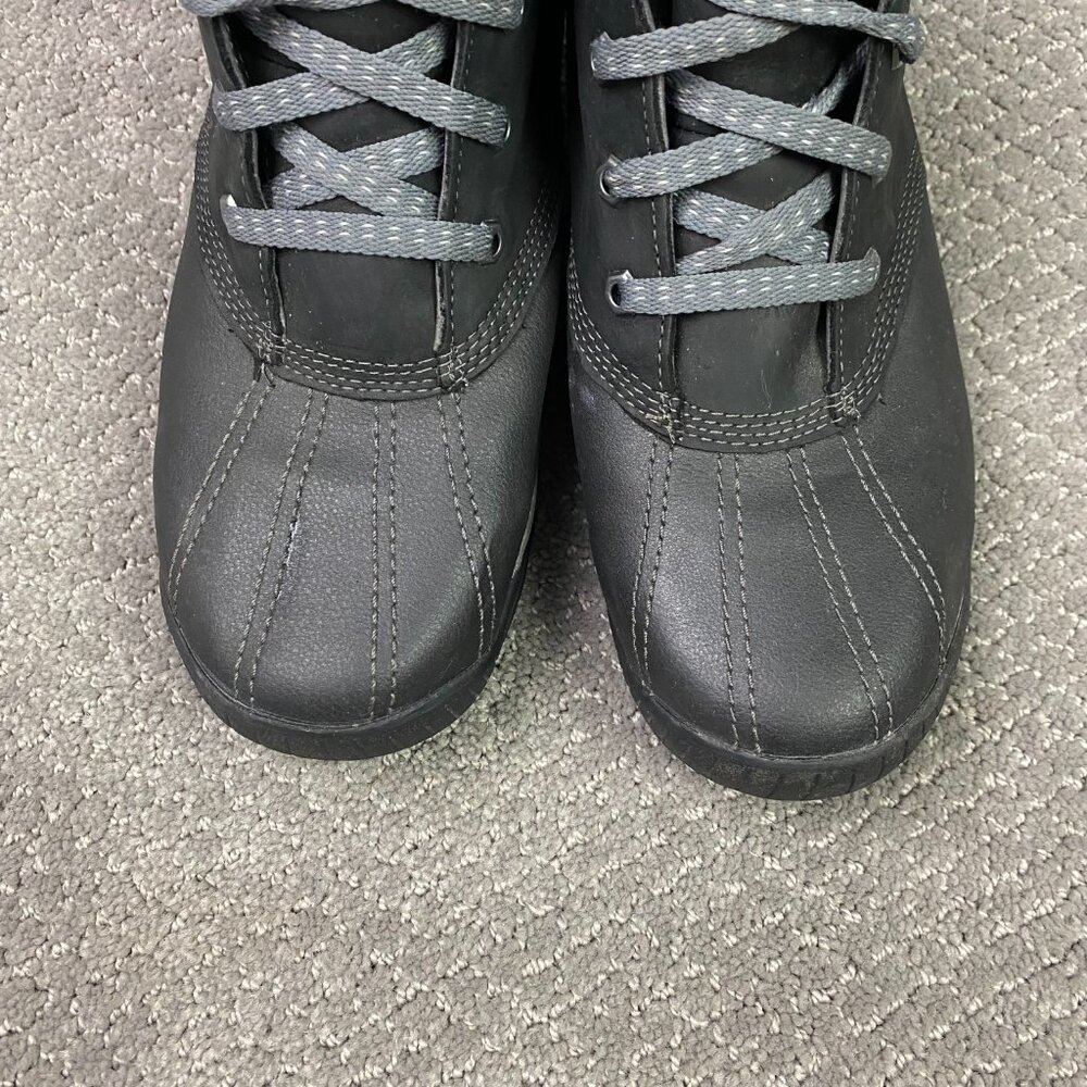 Timberland MT Hayes Boots Women's 9 Black Leather Winter Waterproof Primaloft - Picture 5 of 14